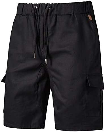 Shorts de carga de bolso multi -bolso saxigol para homens 2023 calças de cordão soltas de grandes dimensões