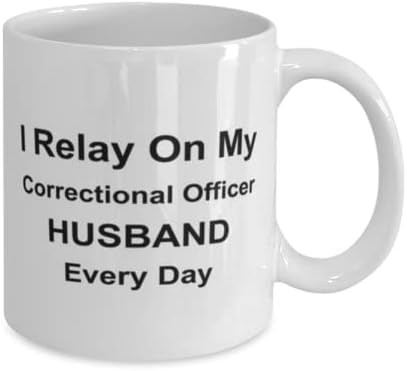 Oficial Correcional Caneca, I Id Rellay On My Correctional Officer Husband todos os dias, Idéias de presentes exclusivas