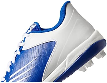 4040 V6 de New Balance Sapato de beisebol moldado, Royal/White, 6.5 Big Kid