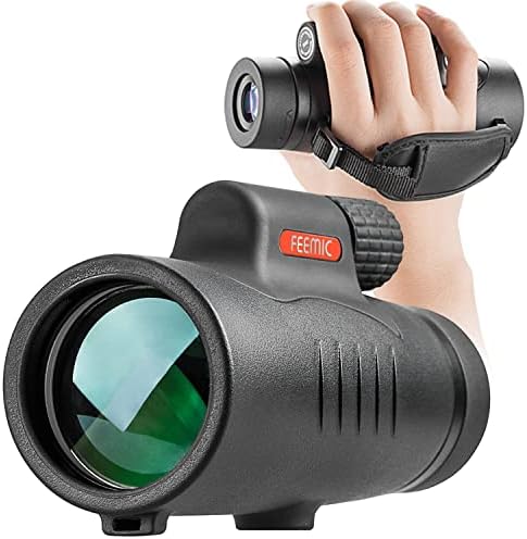 Telescópio monocular de alta potência 8x42 monoculares scope compacto portátil à prova d'água portátil à prova de choques com alça