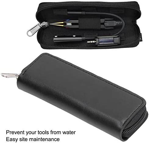 Bolsa portátil kadimendium pu, fácil começar a reparar saco de armazenamento portátil versátil à prova d'água usando tamanho
