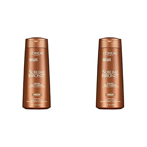 L'Oréal Paris Sublime Bronze Bronzer luminoso LOÇÃO AUTO-TANNO, 6,7 onças.