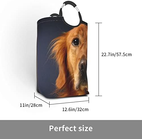 Golden Retriever 50l Quadrado Saco de Armazenamento Dirty Dobrável/Com Carga de Carga/Adequado para Viagem de Armazenamento