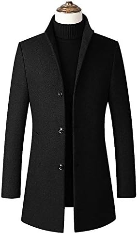 FSAHJKEE ABRIGO DE INVIERNO PARA HOMBRE, Jaqueta masculina, Moda Winter Warm Coats Longsleeve Fit Regular Parka Casacos