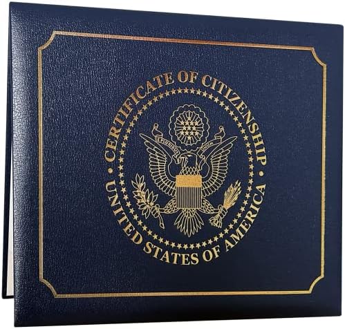 Titular do certificado de cidadania dos EUA | Presentes de cidadania dos EUA | 2023 Certificado de naturalização do suporte