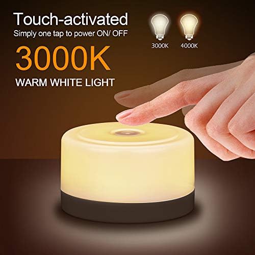 S SelDorauk Touch Lights para crianças com função de escurecimento, luz noturna recarregável para bebês, lâmpada de cabeceira diminuída