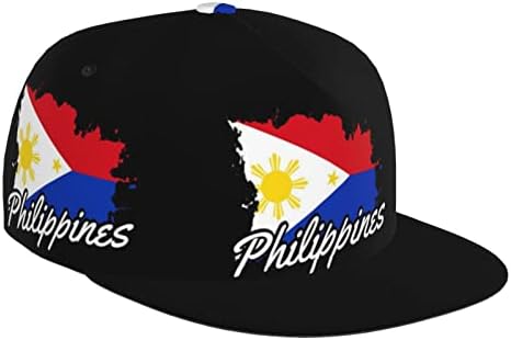 Bandeira fofa de Bandeira Bandeira Bandeira Baseball Sun Filipino Sun e Star Trucker Snapback Sun Hat for Men Mulheres