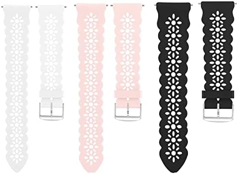 Para Andfz Smartwatch Band, Silicone Lace tiras compatíveis para ANDFZ T42 1.72/geelyda y20 pro/p22 smartwatch/donerton smartwatch/itouch ar 3 40mm/firyawee q18 smartwatch