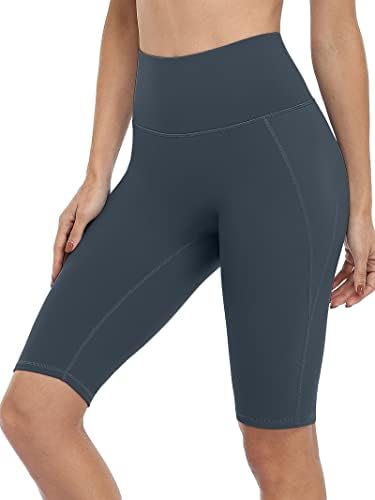 Antraco Barriga de barriga de controle de barriga para mulheres Scrunch Butt Lift Yoga Workout Gym Shorts