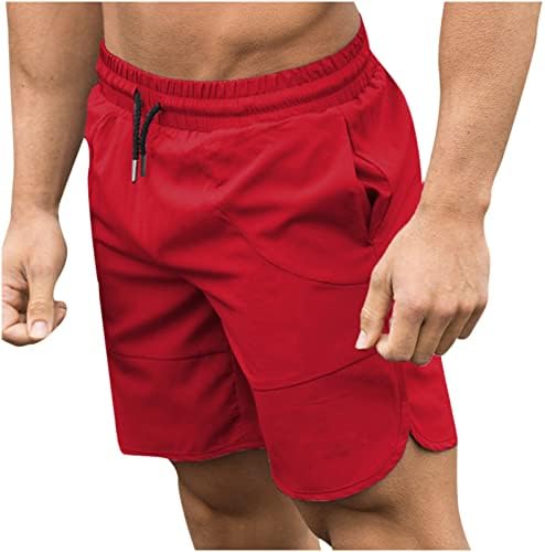 Ozmmyan Workout Shorts Men Men Moll Breathable Fitness Sports Sortos de secagem rápida Calças de talhere