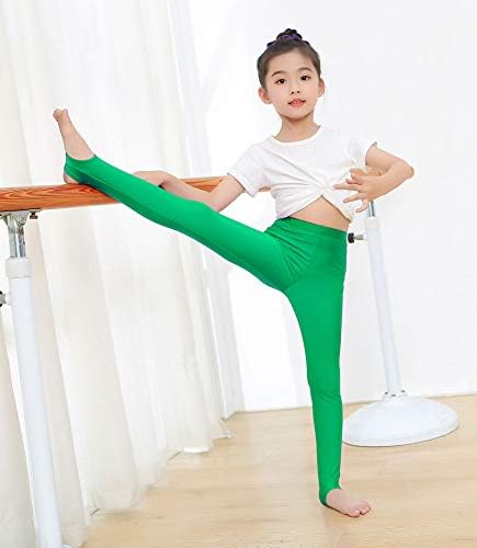 Speerise Kids Girls Hight Wight Wight Stirrup Ballet Workout Dance Leggings