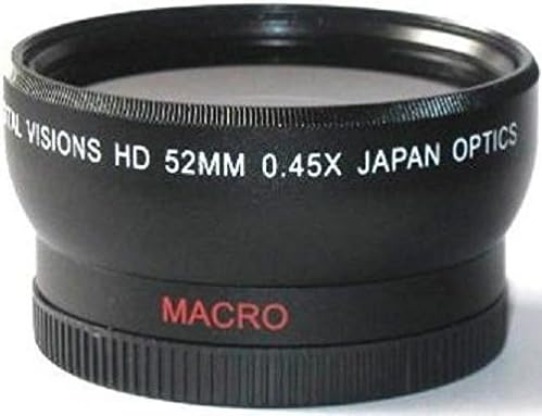 Lente de ampla angular da visão digital de 52 mm para Sony HDR-PJ710V HDR-PJ760V HDR-CX760V HDR-PJ790V HANDYCAM