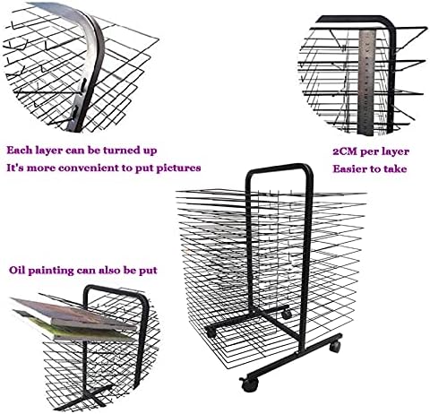 RAZZUM PINTURA RATCES DE SECAÇÃO, RATURA DE SECAÇÃO, RATA DE TRABALHO DE TRABALHO DE METAL, Adequado para jardins de infância e estúdios criativos, Papel e revista Oiling Air Secy