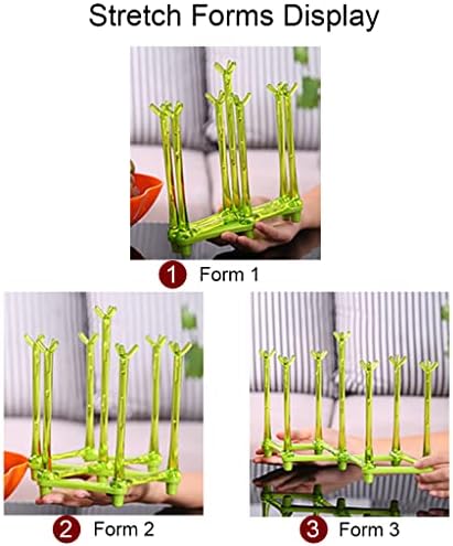 Sunwel Fashion Space economizador expansível Rack de secagem portátil Soler de garrafa para saquinhos reutilizáveis, pratos, xícaras, vidro e garrafas ótimos para casa e viagens