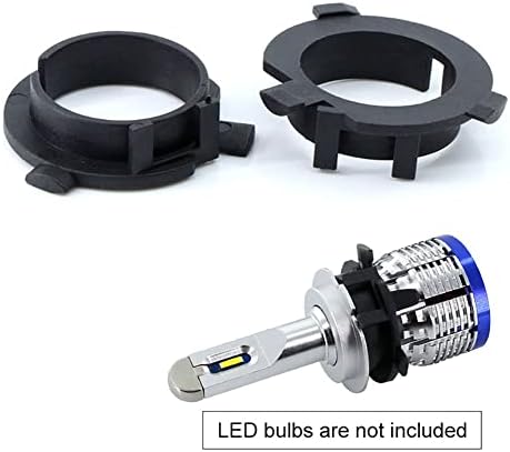 2PCS H7 LED FARÇO BULHO DO ADAPTADOR DO LUZ DO SUCKER