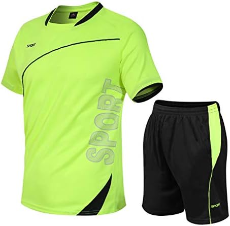 Xiloccer roupas de verão masculinas de verão casual secagem elástica de manga curta calça curta masculina suor de pista esportiva