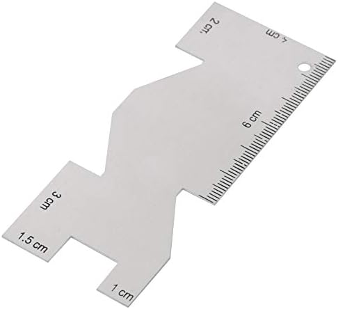 Régua de costura, costura de metal medidor de medidores réguas de acolchoado Modelo Régua de costura para acolchoado de