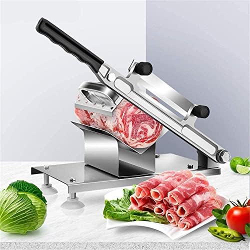 Manual Flicer de carne congelada Slicer de aço inoxidável Carne Flicicador de carne carne carneiro rolo de carne queijo Flicador de alimentos Flaciando para cozinhar em casa