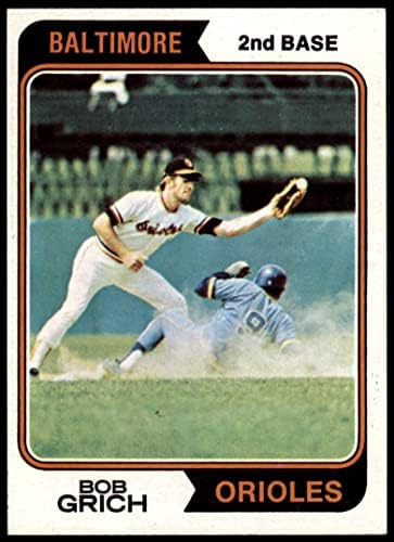 1974 Topps 109 Bobby Grich Baltimore Orioles Ex/Mt Orioles