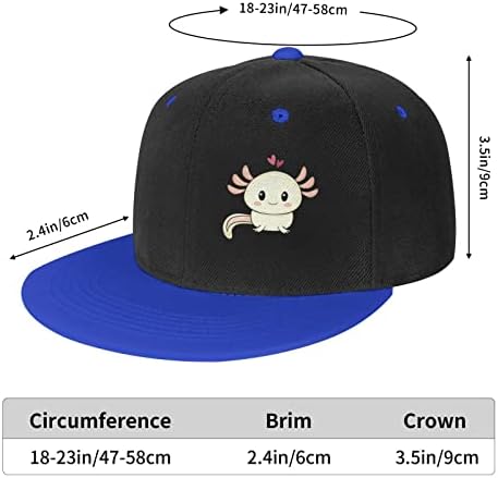 ZXLQ Salamander Axolotl Punk Hip Hop Baseball, chapéu ajustável para crianças e garotas