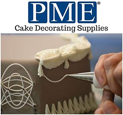PME PME sem costura aço inoxidável Supatube Decorating Tip, escritor 1, padrão, prata