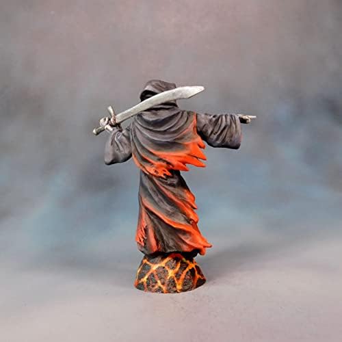 Ronin Miniatures Tin Soldiers - Angel of Death- Tin Metal Collection Toy - Tin Sculpture - Tamanho 1/32 Scale - Figuras colecionáveis ​​em casa - Anjo da Death My -03-3 -C