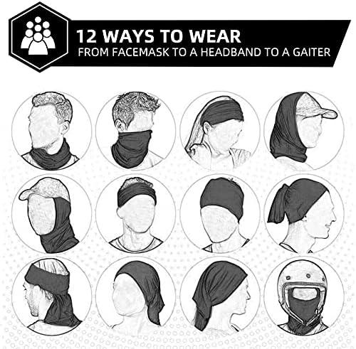 Refrigendo a máscara de face bandana bandana para homens, polainas pesco