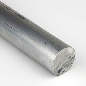 Barra redonda de alumínio de 2011, acabamento não polido, acabamento frio, temperatura T3, ASTM B211, 0,25 diâmetro, 48