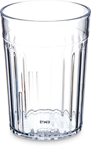 Carlisle Foodservice Products 111007 Bistro Tumbler, 10 oz, Clear, plástico