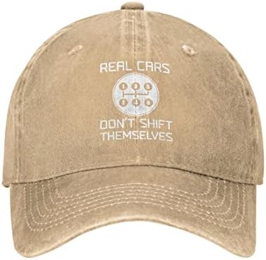 Carros de verdade não mudam de chapéu casual chapéus de beisebol de cowboy bloqueio de caminhoneiro para homens para
