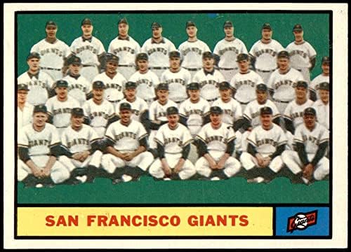 1961 Topps 167 Equipe Giants São Francisco Giants NM/MT Giants