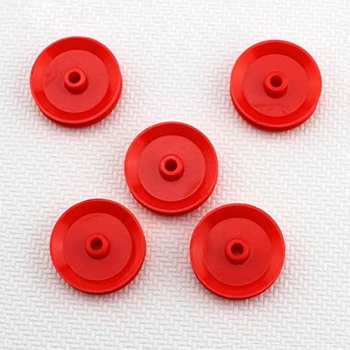 Peças da ferramenta 10pcs 29x5.8mm 3,9 mm Polia de cinto de plástico vermelho para DIY RC Toy Toy Car Mini Belte
