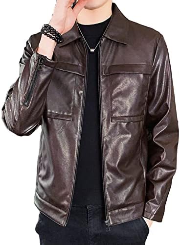 Jaqueta de Biker de Cambelas de Cambelão masculino masculino