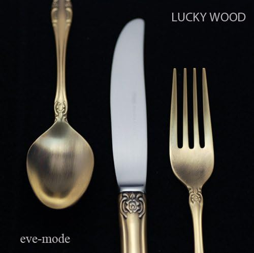 Modo de Eve Lucky Wood Orleantthepia Teaspoon acabamento colorido Sepia