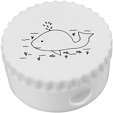 Azeeda 'Whale & Fish' Compact Pencil Sharpiner