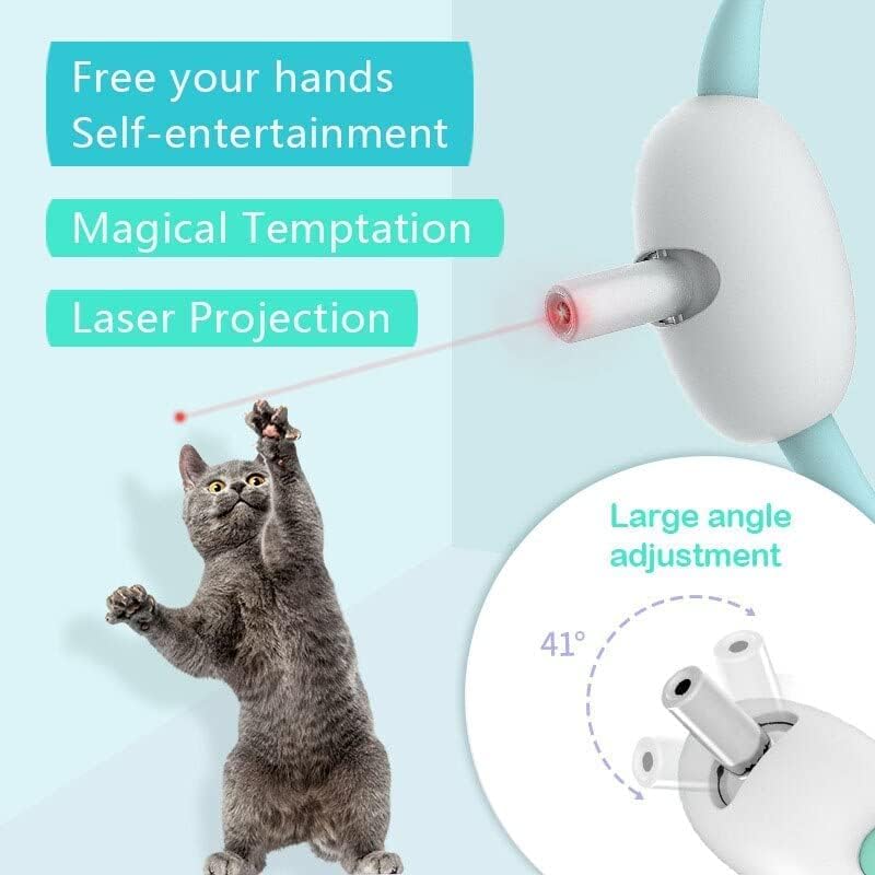 AaoClo Electric Smart Colar divertido para gatinho, divertido colarinho de gato de gato vestível de luz de luz de