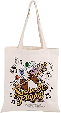 TOBGB Gifts Singer pop para fã Sasha Be Fluting Inspired Tote Bag Singer Merchandise Tour Concert Bag Bag