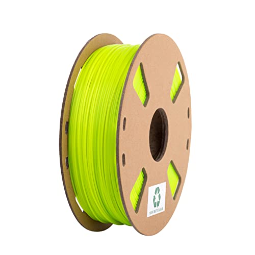 Kyuubi Green para amarelo Cor Mudança com temperatura Filamento de impressora 3D PLA 1,75 mm 1 kg de cor muda com temperatura