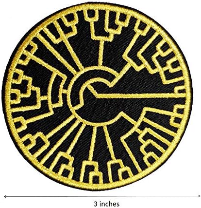 Treça filogenética de pico fofo Razão dourada de Goldener Schnitt Ferro bordado em costura em remendos apliques