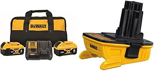 Dewalt 20V Max Kit e adaptador de bateria 18V a 20V, para exercícios, Sanders e muito mais, carregador não incluído, apenas ferramenta nua