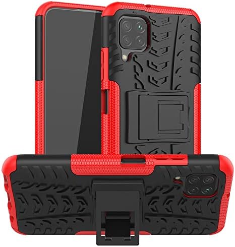 Capa de capa de telefone Caixa de proteção compatível com Huawei P40 Lite/Nova 6Se, TPU + PC Caixa Rugged Hybrid de