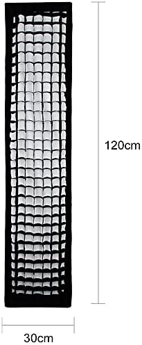 Godox 12 x47 / 30x120cm SoftBox Honeycomb Strip tira de bowens de bowens para estúdio de foto flash