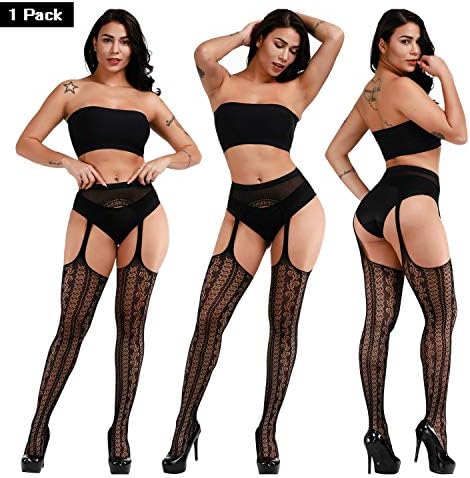 Dressesw Women Women Fishnet Tights Suspender Pantyhose coxa meias altas