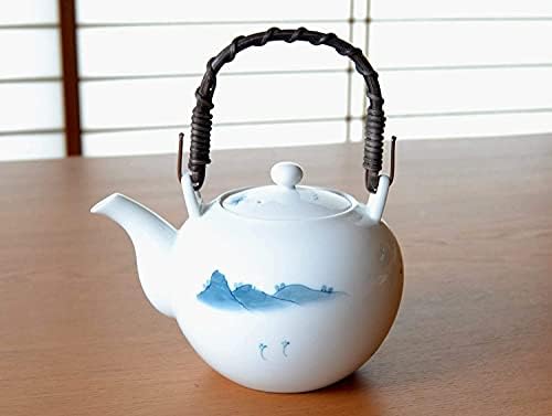 Conjunto de chá japonês fabricado no Japão arita imari ware cerâmica 6 pcs porcelana 1 pane de chá PC e 5 pcs copos de tampa para