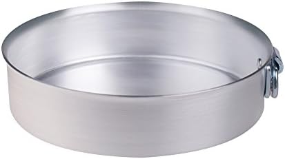 Alumínio Profissional Pentole Agnelli 3 mm. Pan de torta cilíndrica com anel, diâmetro 22 cm.