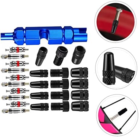 Favomoto 2 Conjuntos /26pcs Reparação Válvula Core Tool Bike Kits Tool Tool Tool Bike Tools Ferramentas Válvula Válvula Válvula