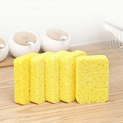 Cellulose Sponge Water Absorção de cozinha tigela de louça Lavagem de esponja Ferramentas de limpeza de mesa de mesa Acessório