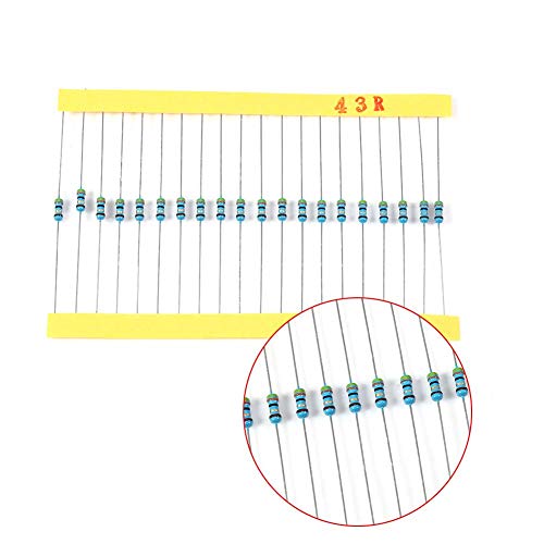 2600pcs 0,25W 130 Tipos Kit de sortimento de resistores de filme de resistência de metal