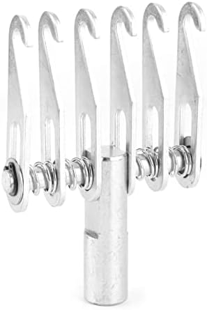 Qiilu dente puxador 丨 ferramenta de manutenção automática 丨 puxador de dente de metal ajustável 6 dedos gancho de gancho