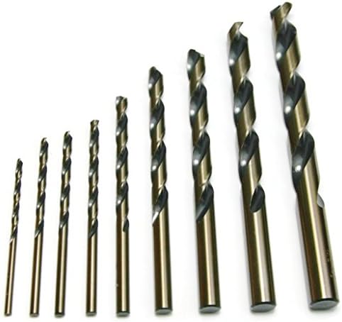 Norseman USA fez Magnum Super Premium Jobber High Speed ​​Aço Twist Drill Bits Tipo 190 -AG - 11/64 - pacote de 10